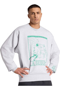 adidas sudadera entrenamiento fútbol REAL MADRID HERITAGE CREW vista detalle