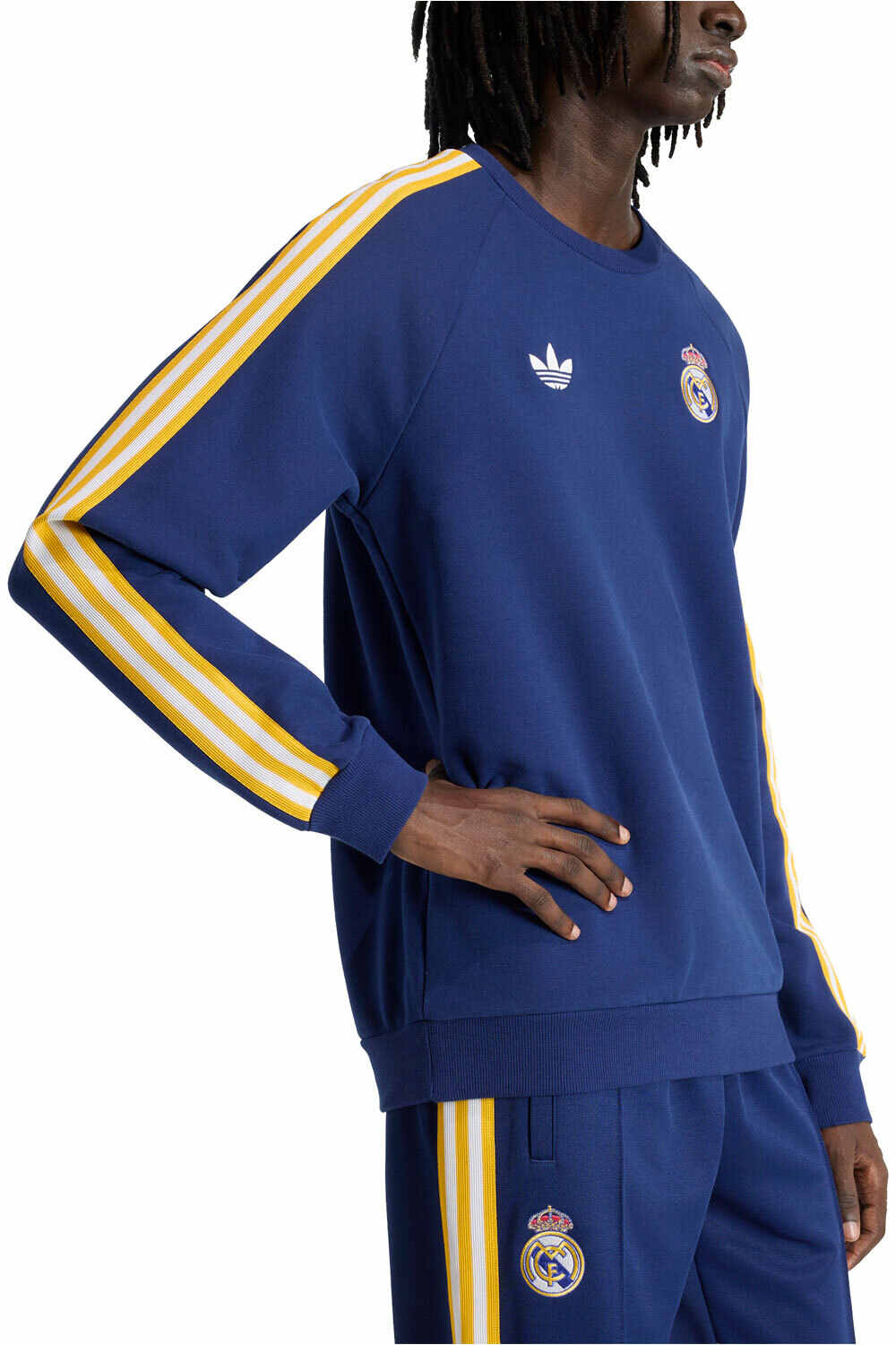 adidas sudadera entrenamiento fútbol REAL MADRID ORIGINALS CREW 03