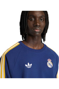 adidas sudadera entrenamiento fútbol REAL MADRID ORIGINALS CREW vista detalle