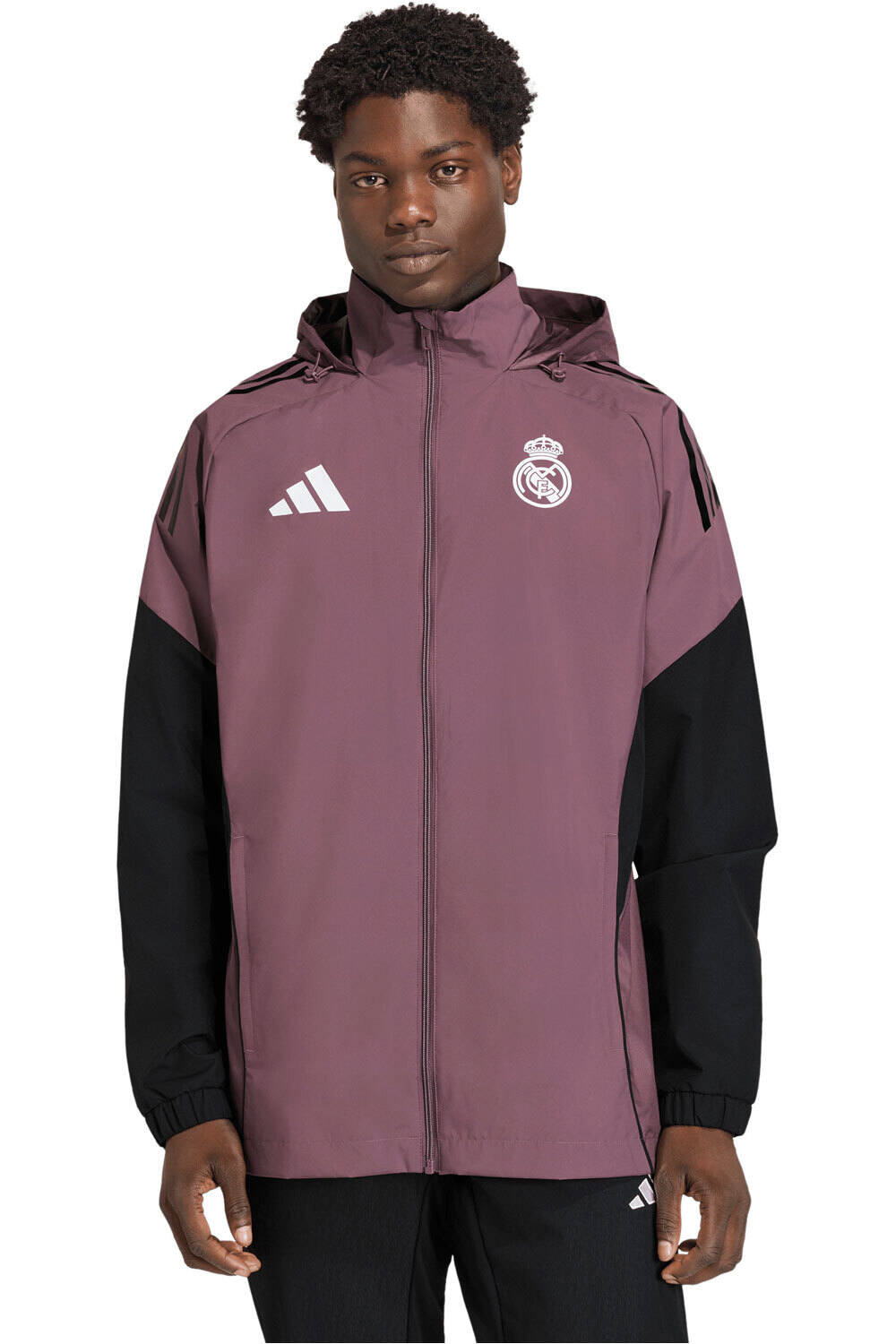 adidas sudadera entrenamiento fútbol REAL MADRID TIRO 25 COMPETITION vista frontal