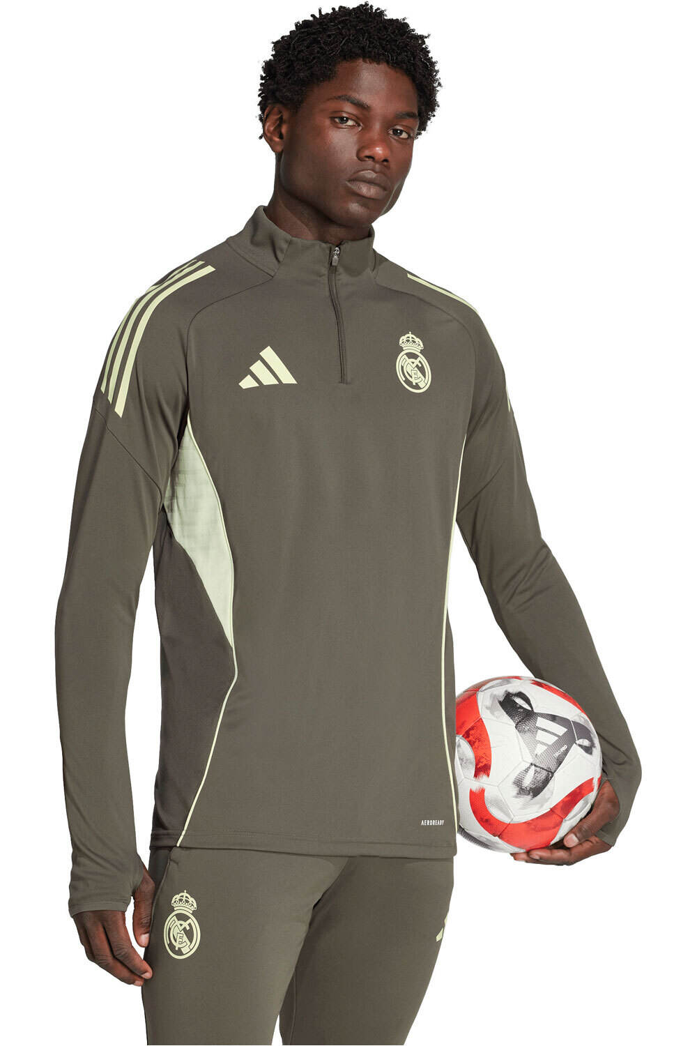 adidas sudadera entrenamiento fútbol REAL MADRID TIRO25 COMPETITION vista detalle