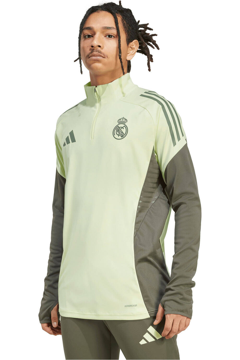 adidas sudadera entrenamiento fútbol REAL MADRID TIRO25 COMPETITION vista frontal