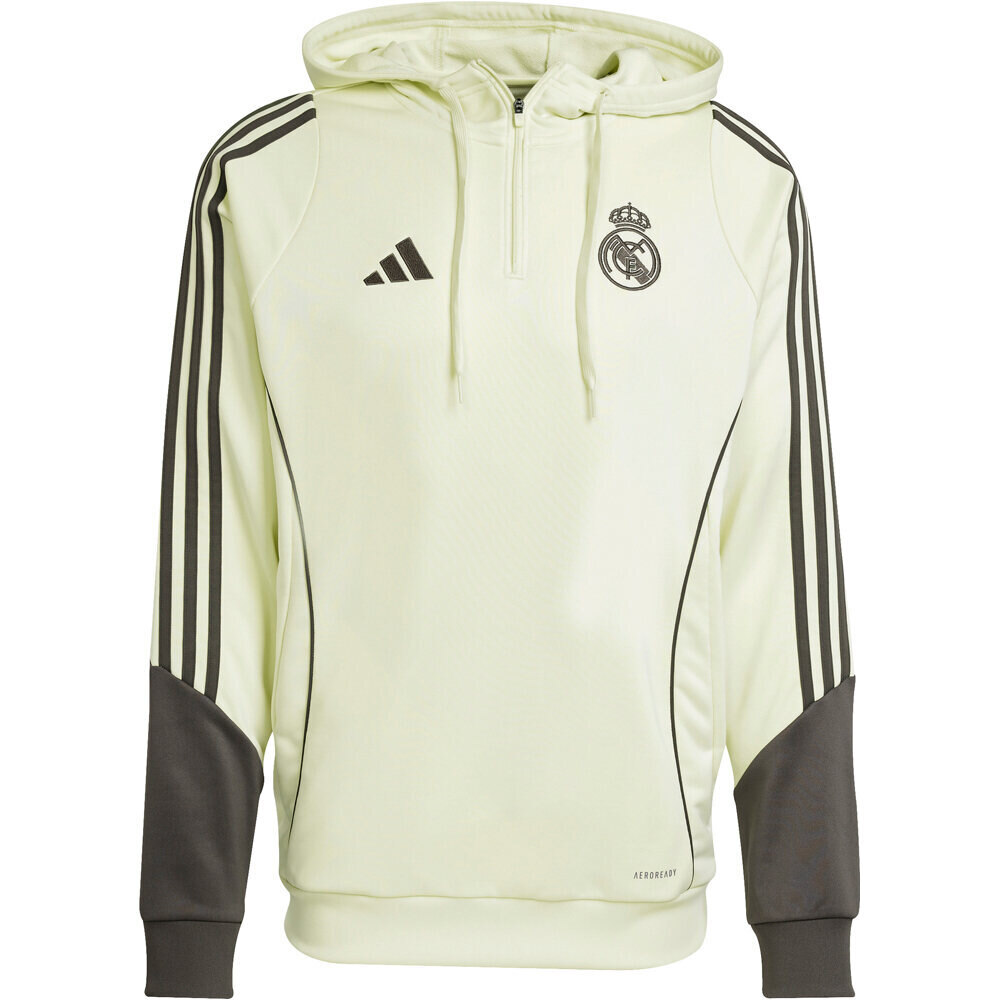adidas sudadera entrenamiento fútbol R.MADRID 26 HOODY AMVE vista frontal