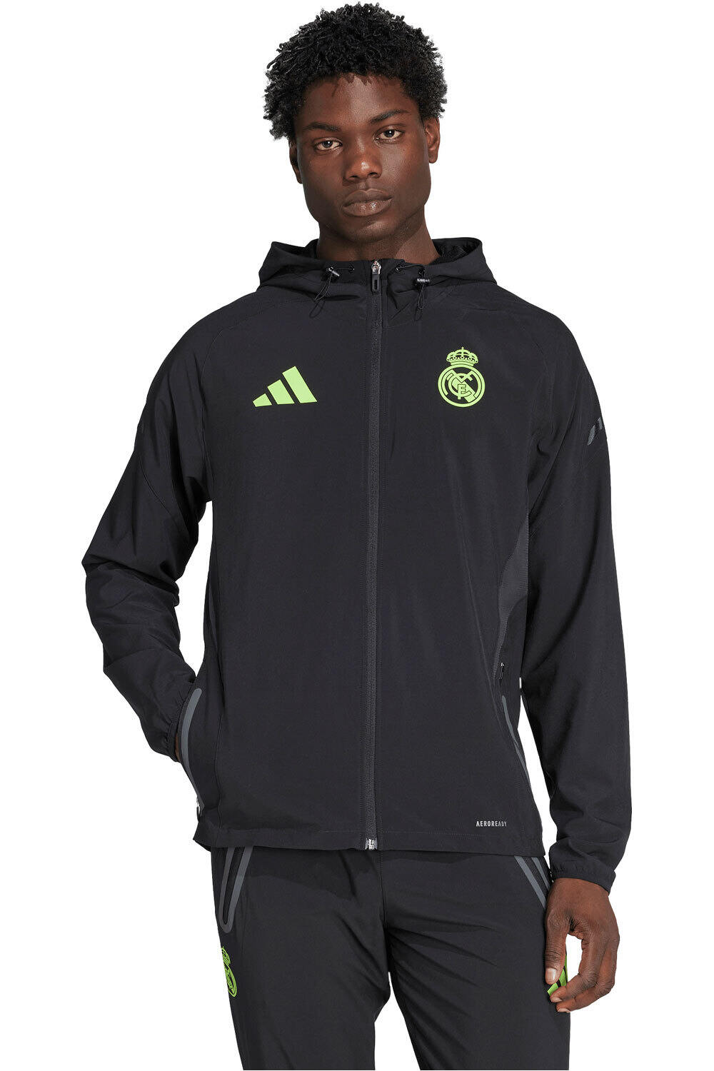 adidas sudadera entrenamiento fútbol R.MADRID 26 P VT J vista frontal
