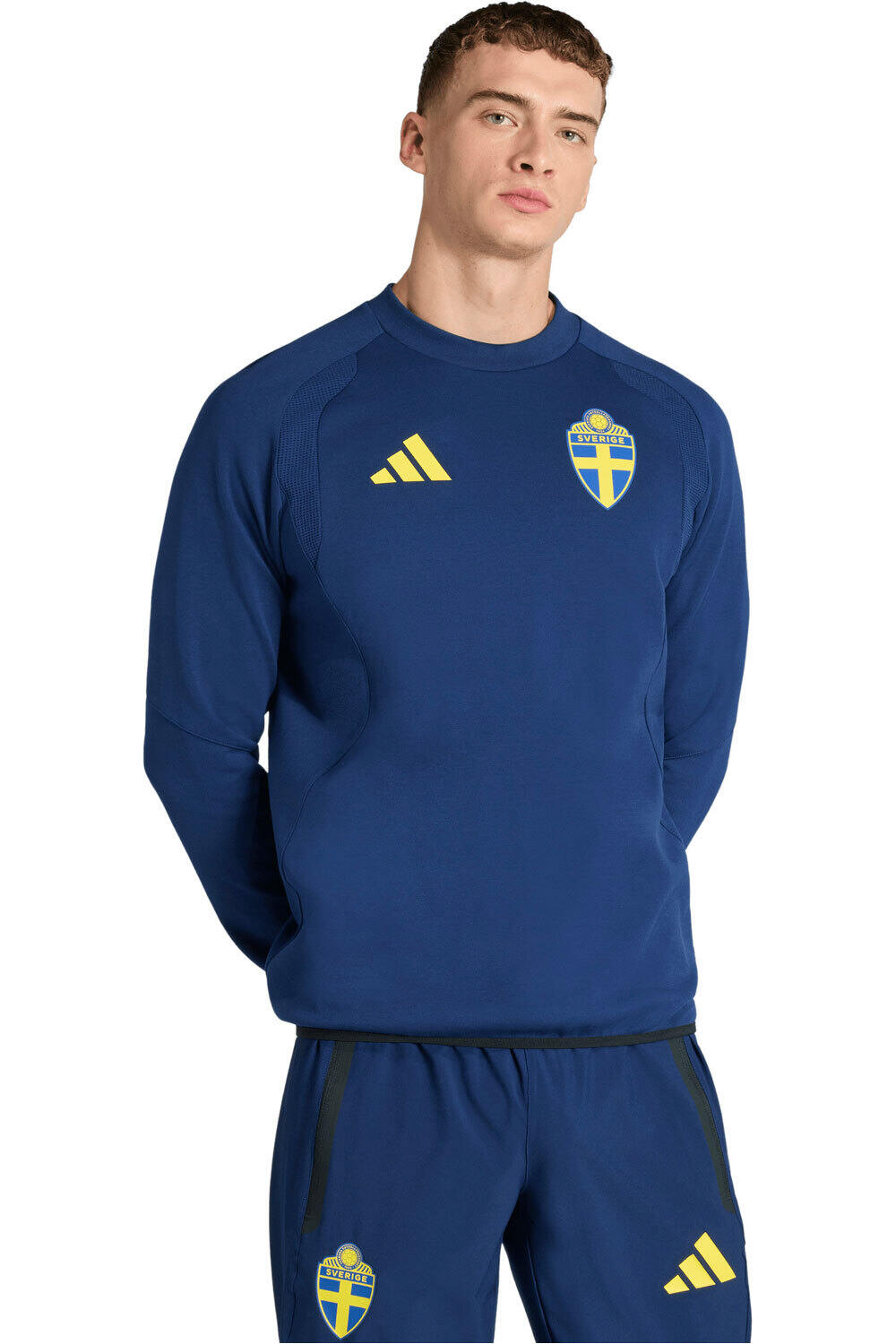 adidas sudadera entrenamiento fútbol SUECIA TIRO TECH vista frontal