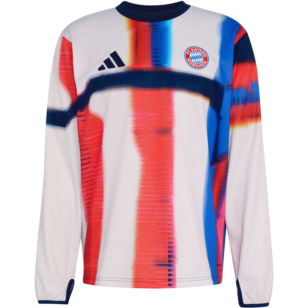 adidas sudadera entrenamiento fútbol TCNICA CALENTAMIENTO FC BAYERN SS26 vista frontal