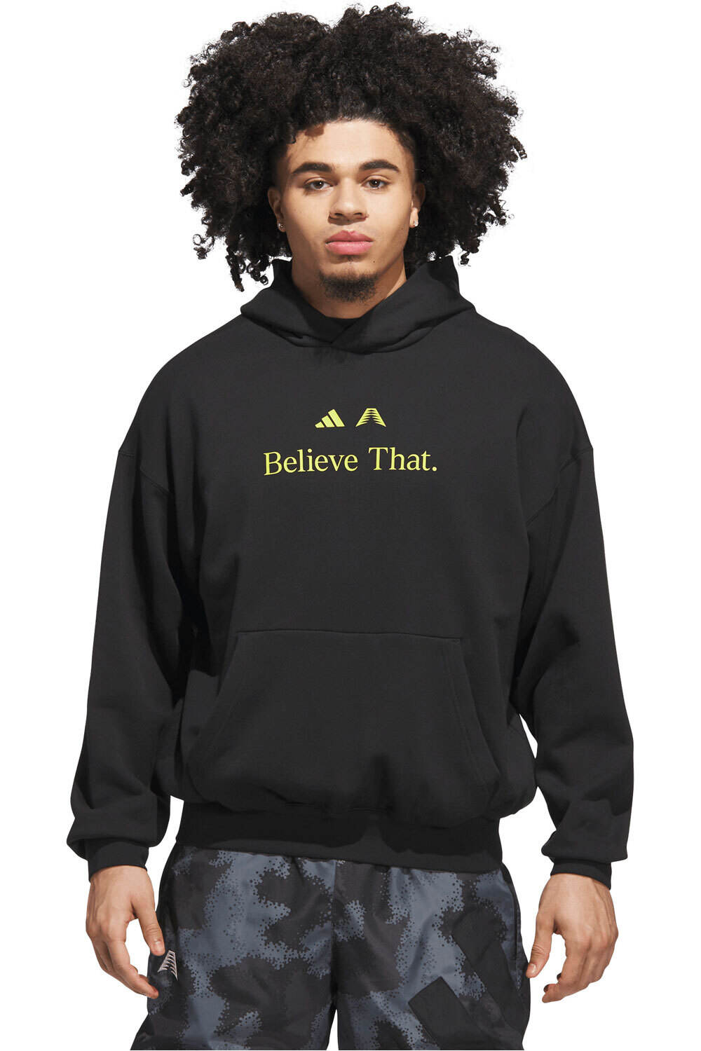 adidas sudadera hombre ANTHONY EDWARDS BELIEVE THAT vista frontal