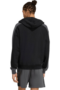 adidas sudadera hombre COLLEGIATE FZ vista trasera