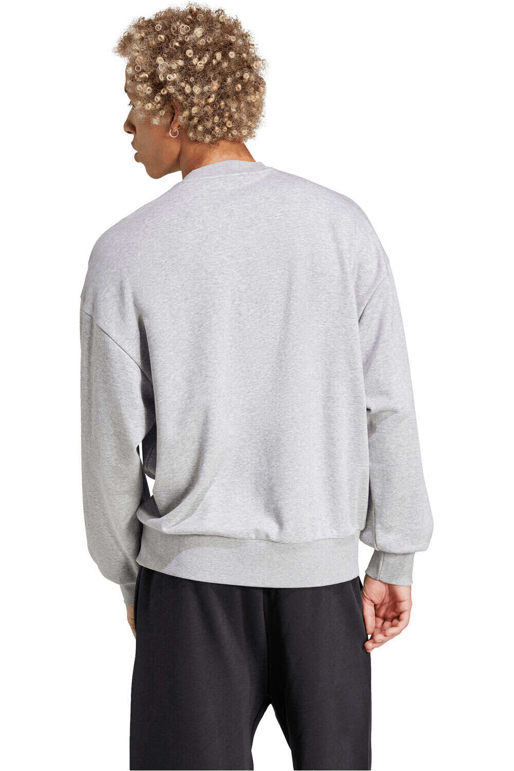 adidas sudadera hombre ESSENTIALS CORTE HOLGADO vista trasera