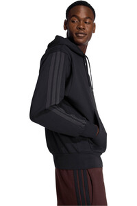 adidas sudadera hombre ESSENTIALS FLEECE 3 BANDAS vista detalle