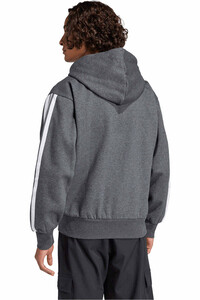 adidas sudadera hombre ESSENTIALS FLEECE 3 BANDAS vista trasera