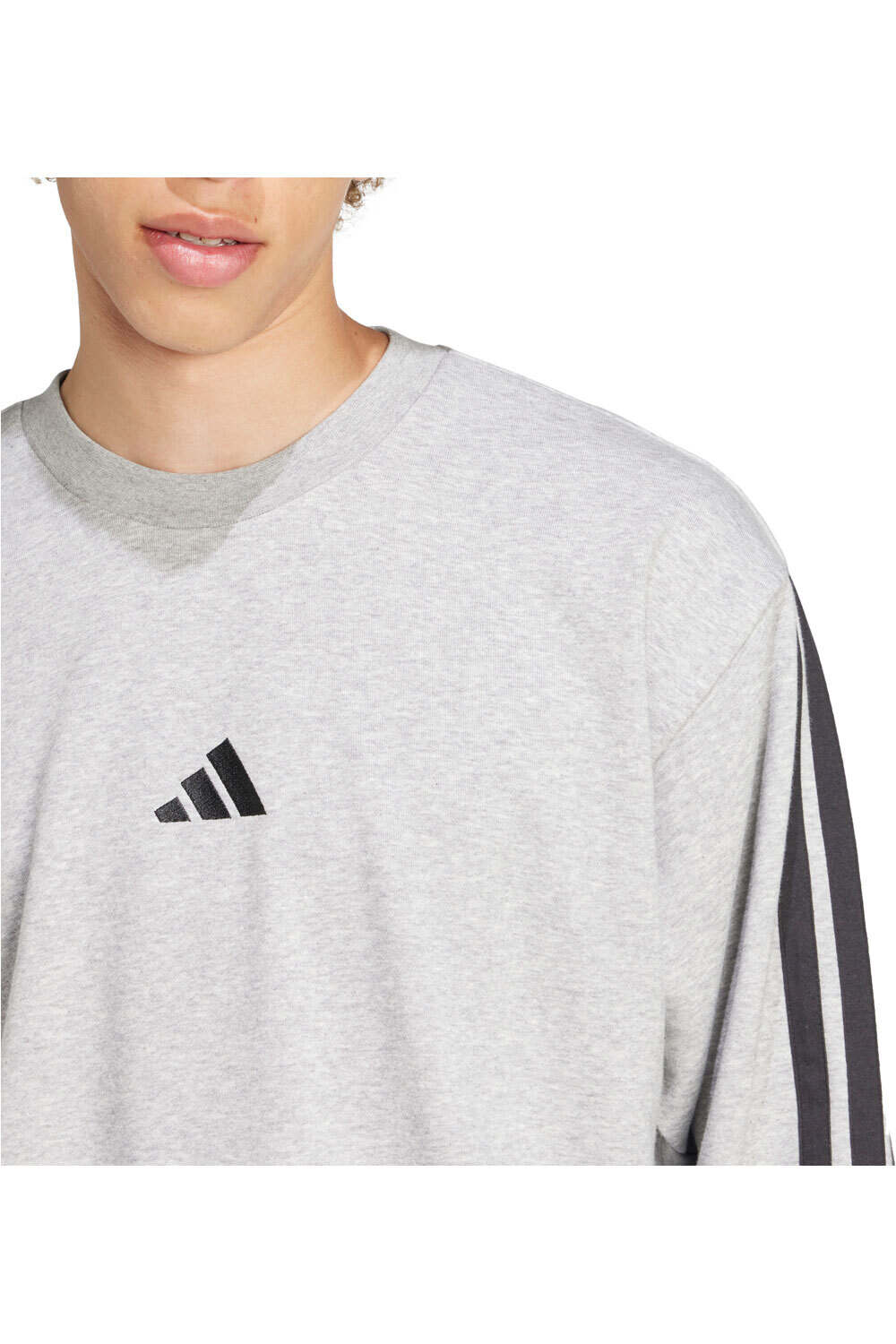 adidas sudadera hombre ESSENTIALS FRENCH TERRY 3 BANDAS 03