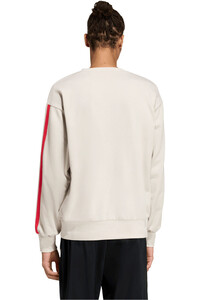 adidas sudadera hombre ESSENTIALS FRENCH TERRY 3 BANDAS vista trasera