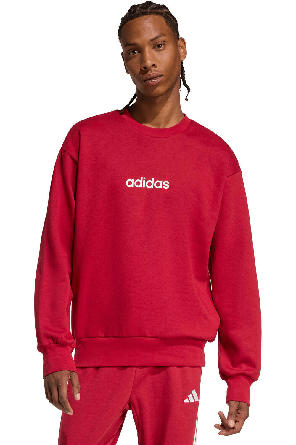 adidas sudadera hombre ESSENTIALS LINEAR vista frontal