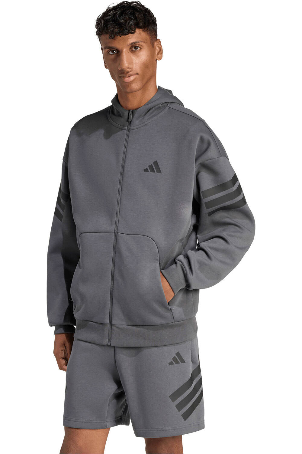 adidas sudadera hombre FUTURE ICONS 3 BANDAS vista frontal