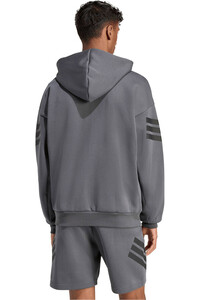 adidas sudadera hombre FUTURE ICONS 3 BANDAS vista trasera