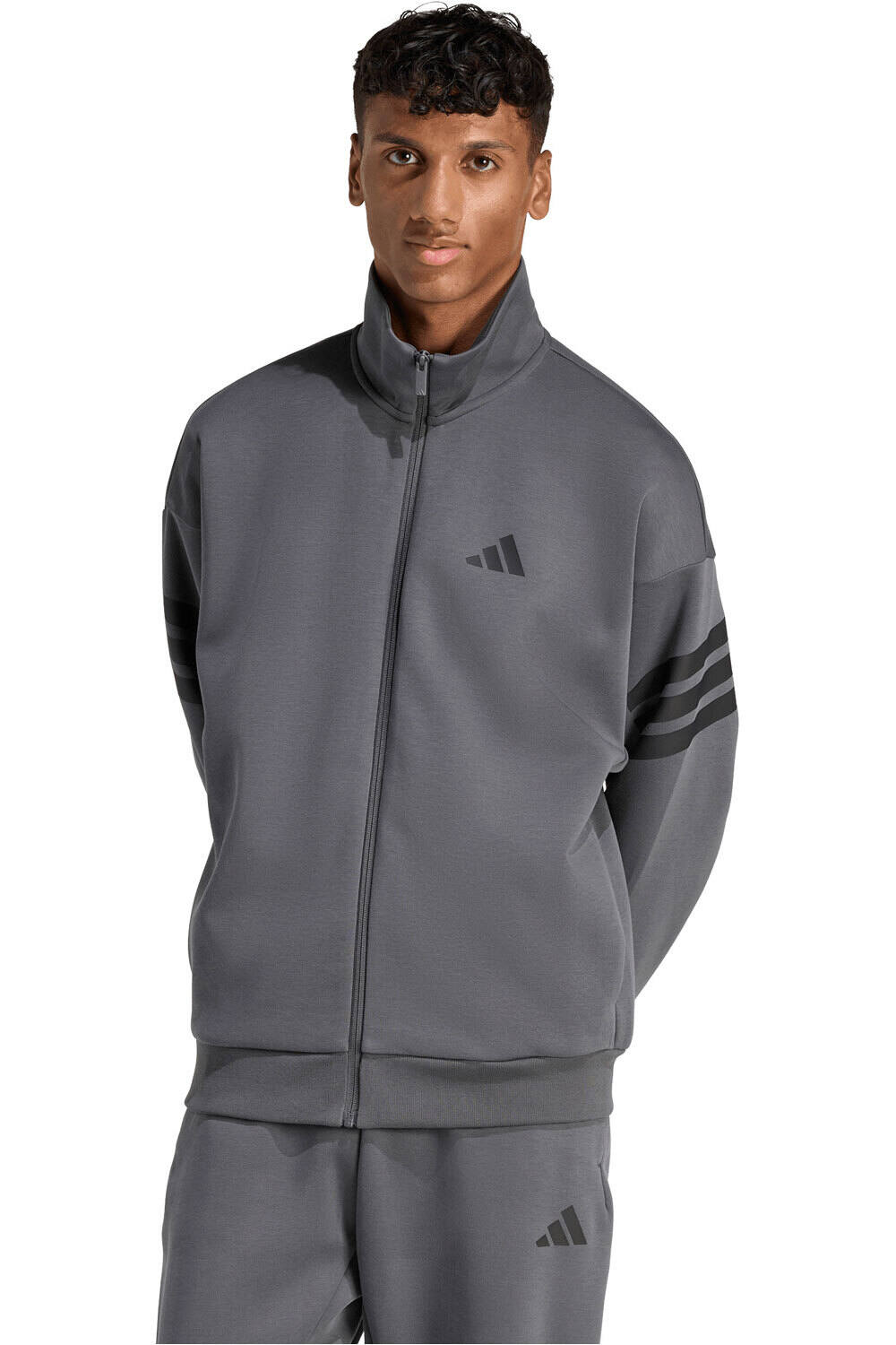 adidas sudadera hombre FUTURE ICONS WOVEN 3 BANDAS vista frontal