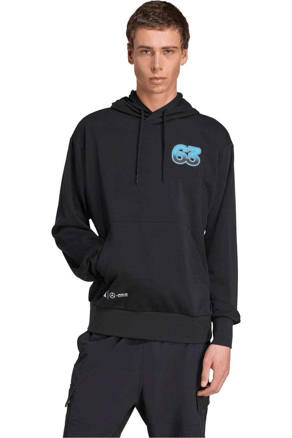 adidas sudadera hombre GEORGE RUSSELL GRAPHIC vista frontal