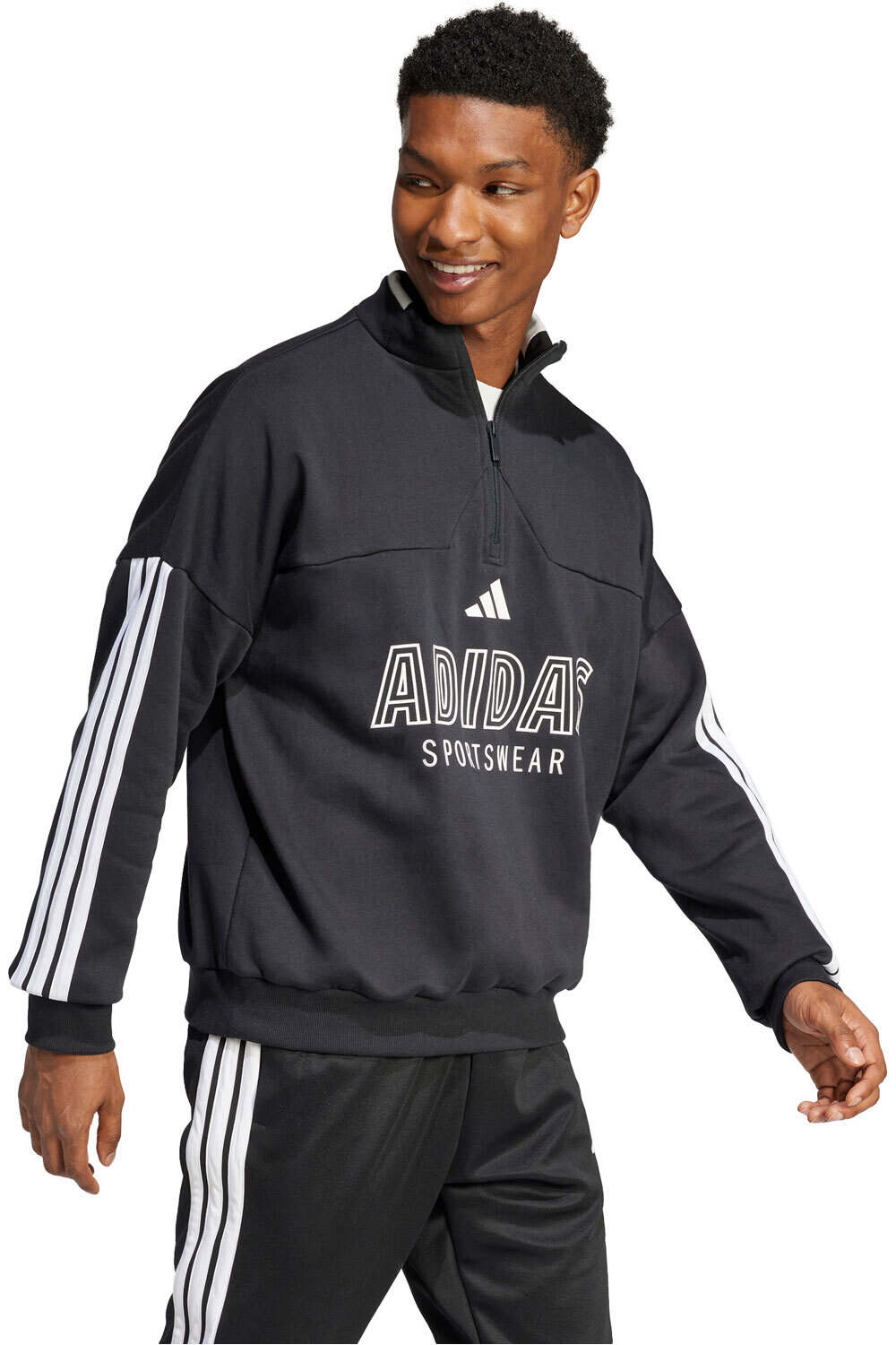 adidas sudadera hombre HOUSE OF TIRO FLEECE 1/2-ZIP vista detalle