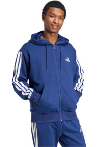 adidas sudadera hombre M 3S FL FZ HD vista detalle