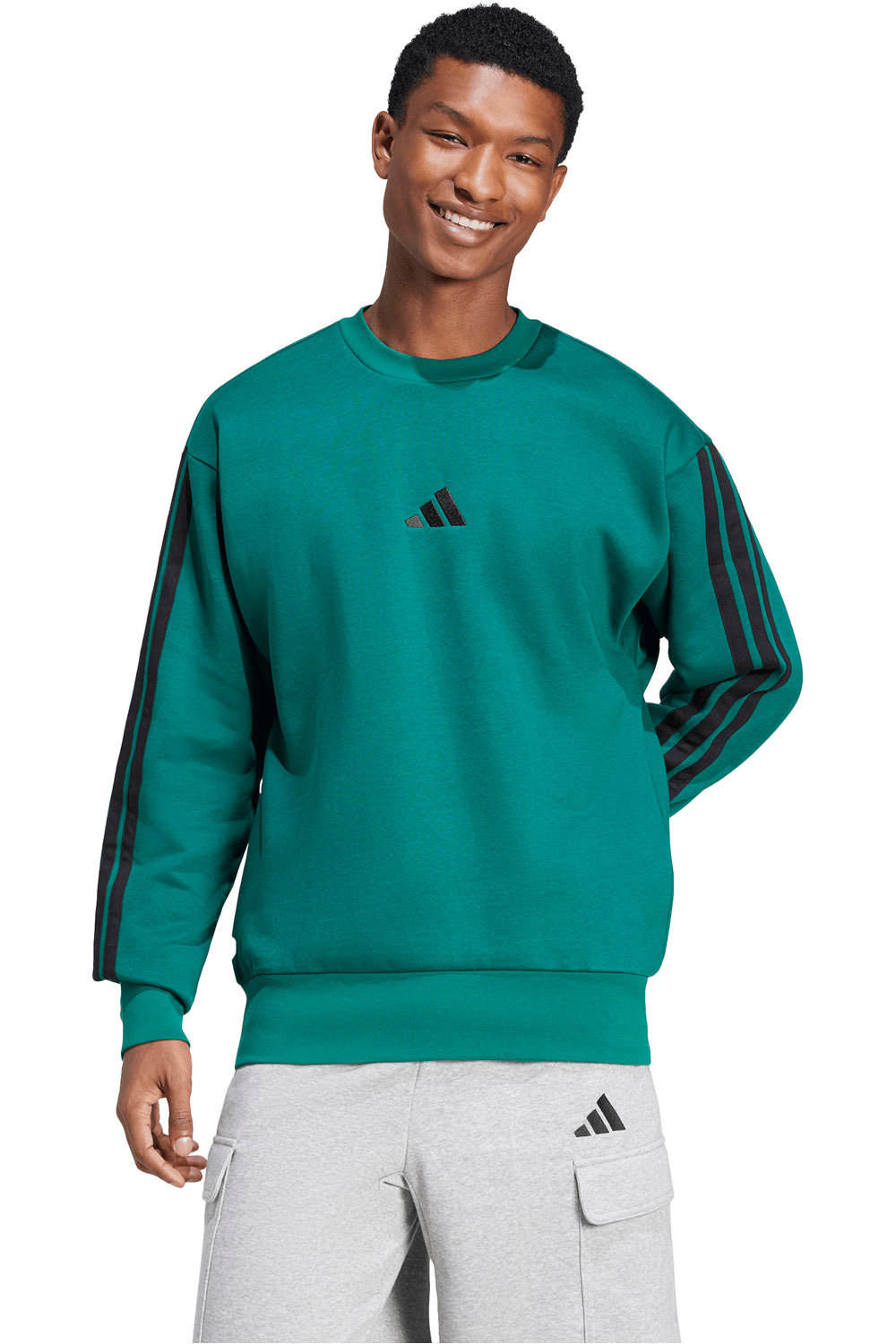 adidas sudadera hombre M 3S FL SWT vista frontal