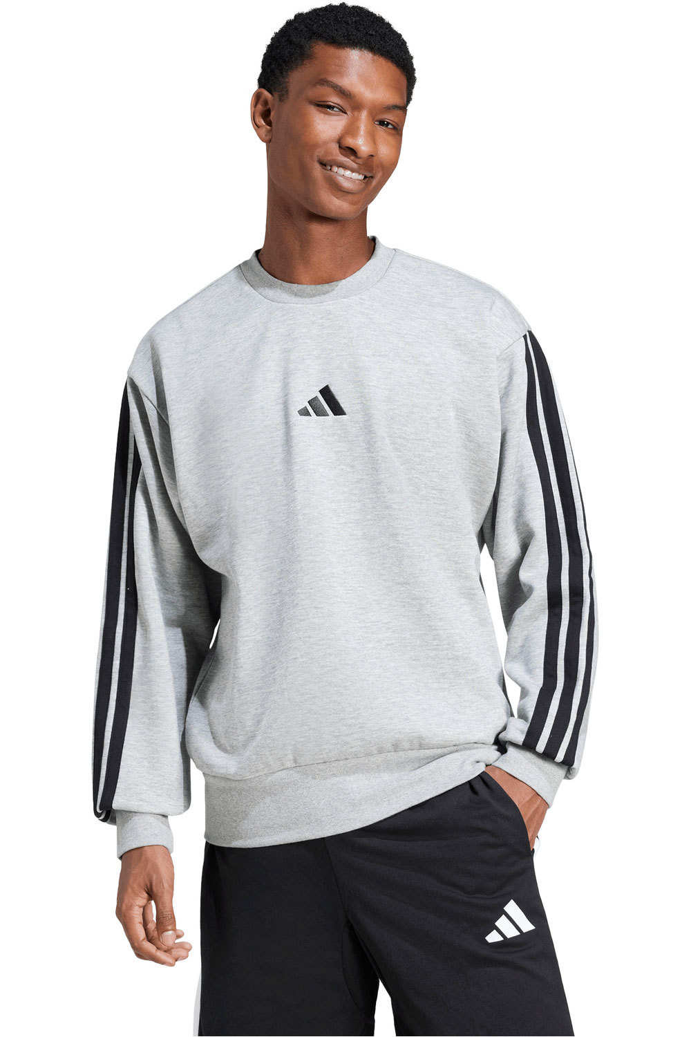adidas sudadera hombre M 3S FL SWT vista frontal