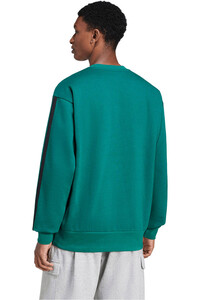 adidas sudadera hombre M 3S FL SWT vista trasera