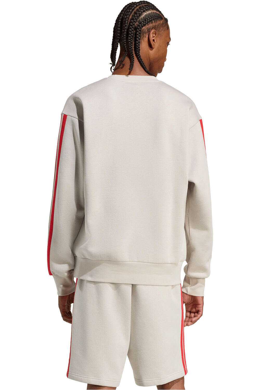 adidas sudadera hombre M 3S FL SWT vista trasera