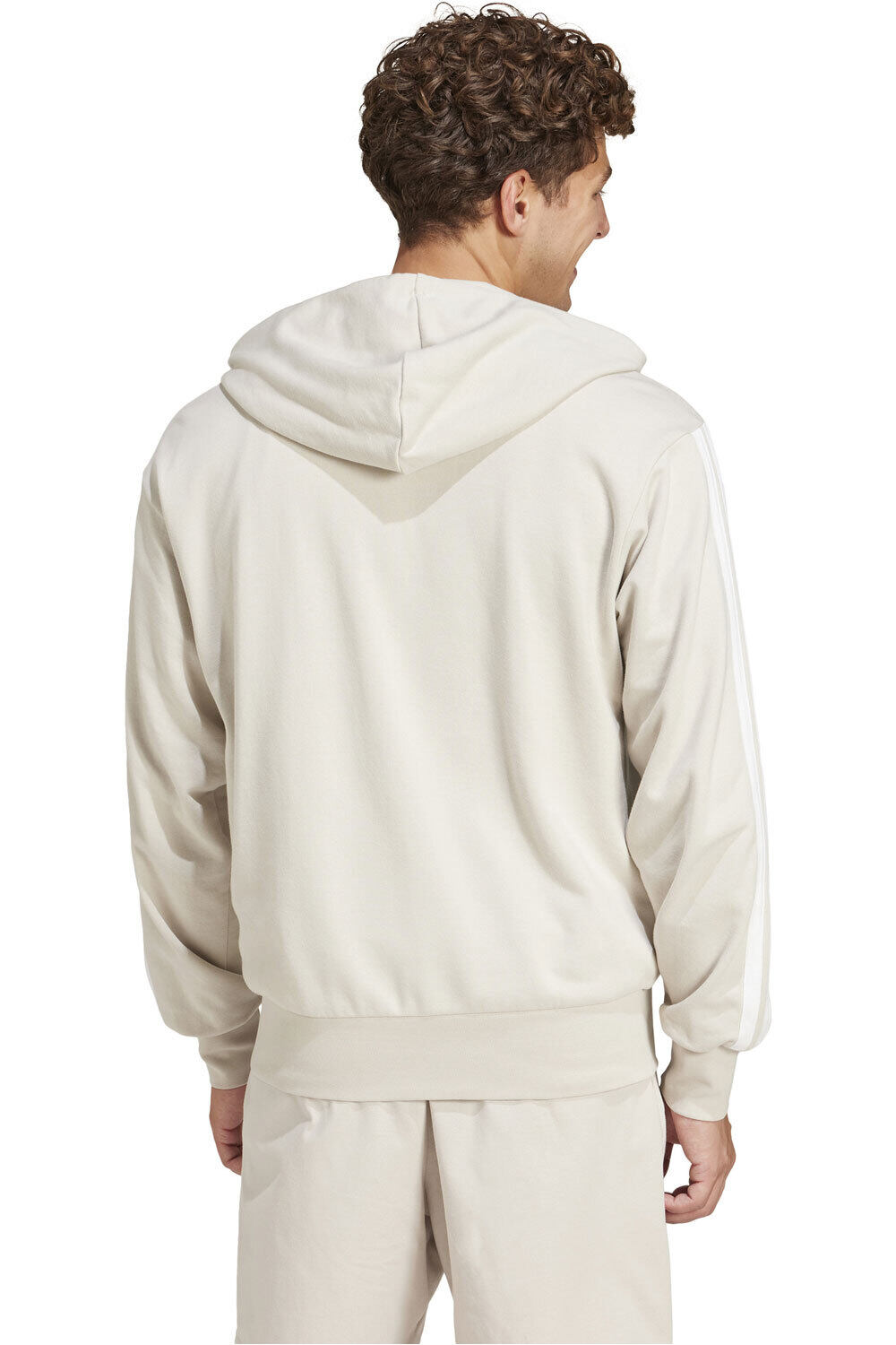 adidas sudadera hombre M 3S FT FZ HD vista trasera