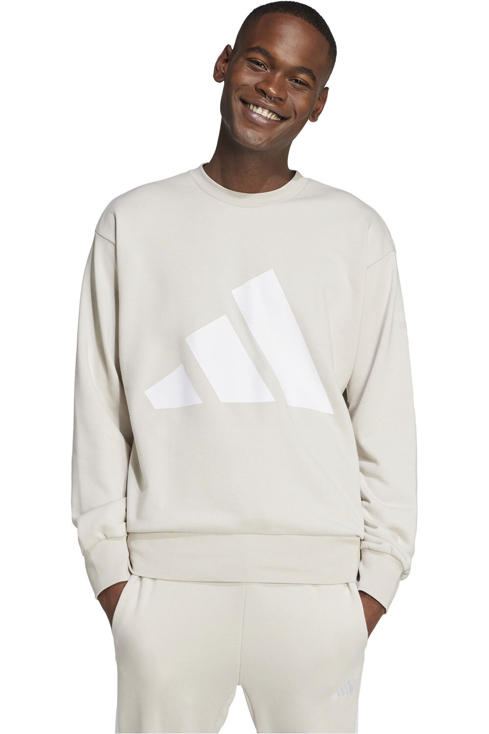 adidas sudadera hombre M BL FT SWT vista frontal