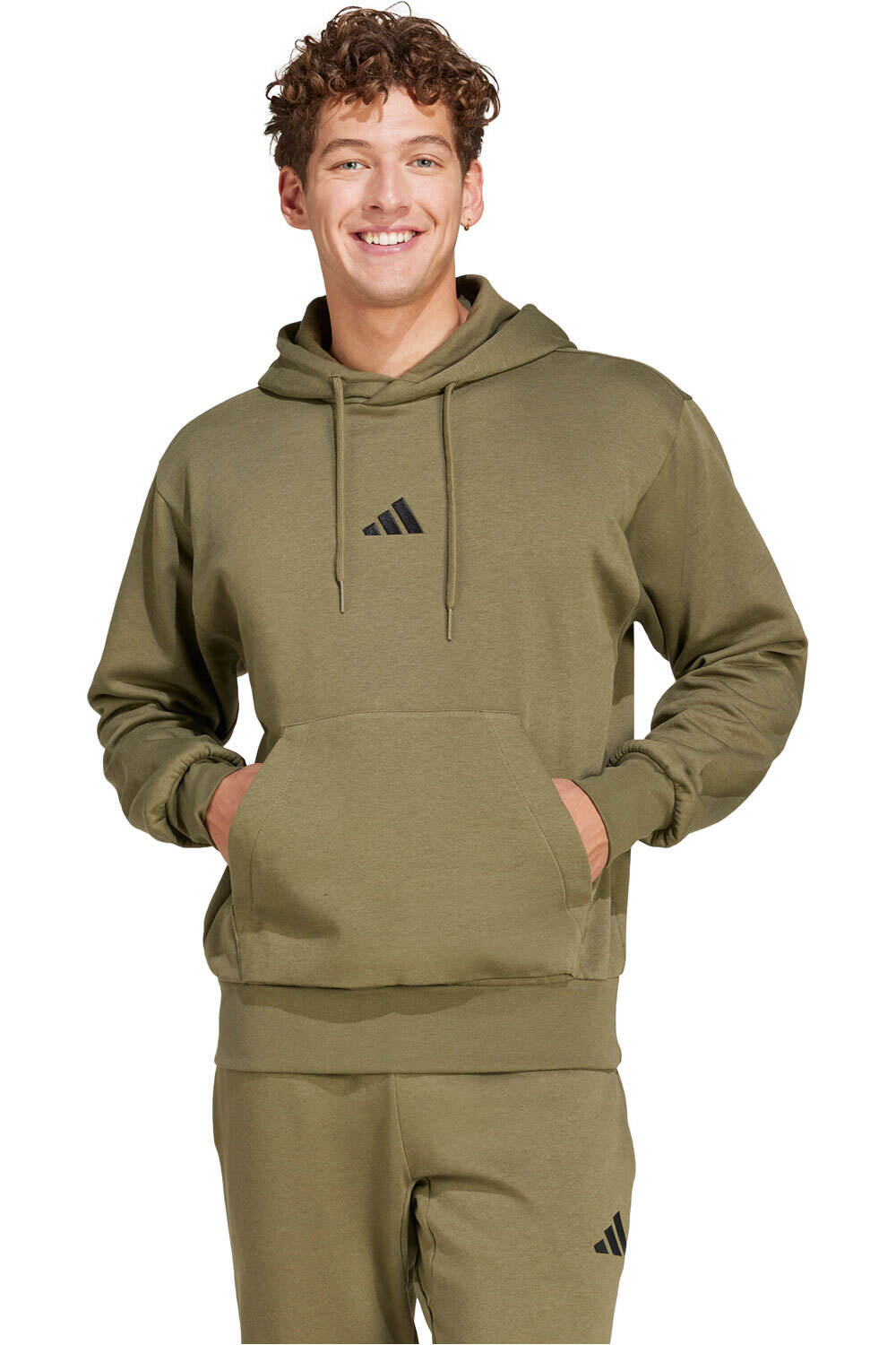 adidas sudadera hombre M FEELCOZY HD vista frontal
