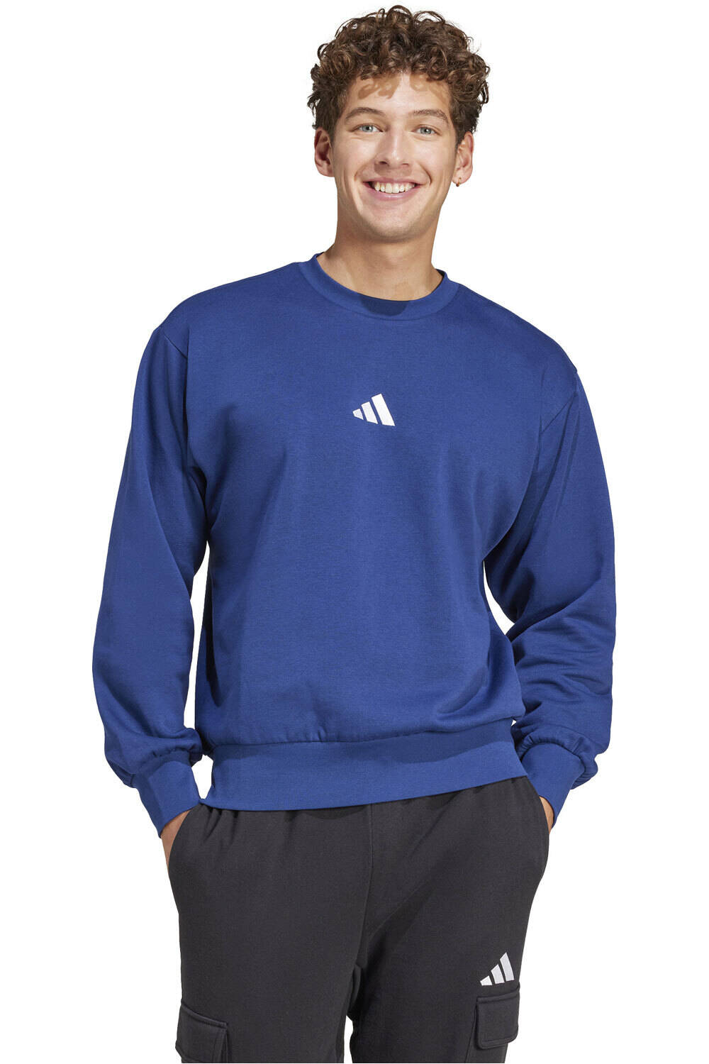 adidas sudadera hombre M FEELCOZY SWT vista frontal