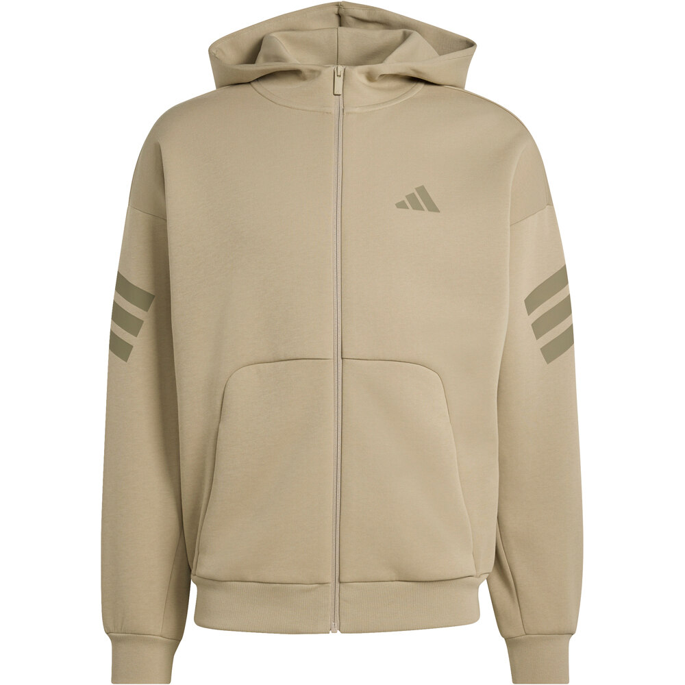 adidas sudadera hombre M FI 3S FZ vista detalle