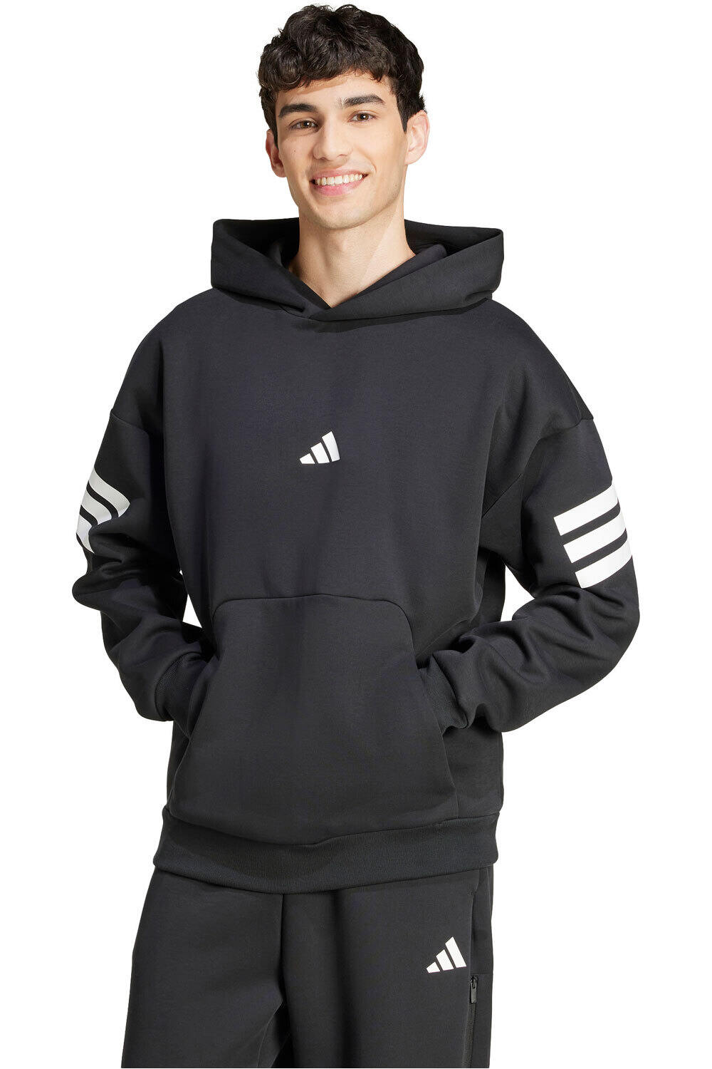 adidas sudadera hombre M FI 3S HD vista frontal