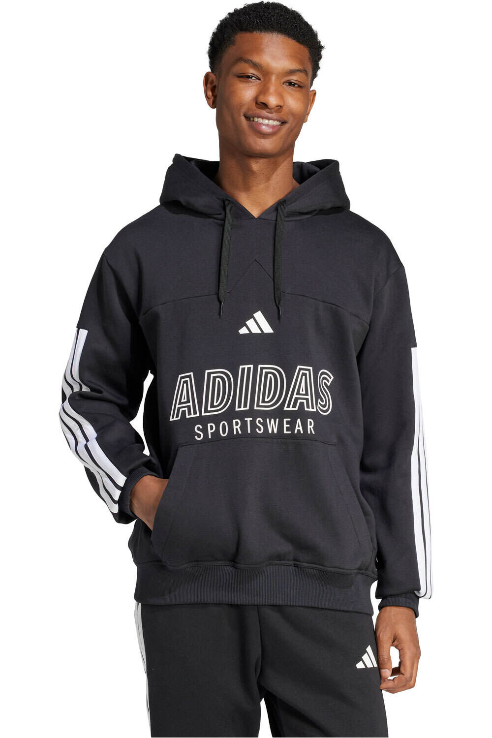 adidas sudadera hombre M TIRO FL HDY vista frontal