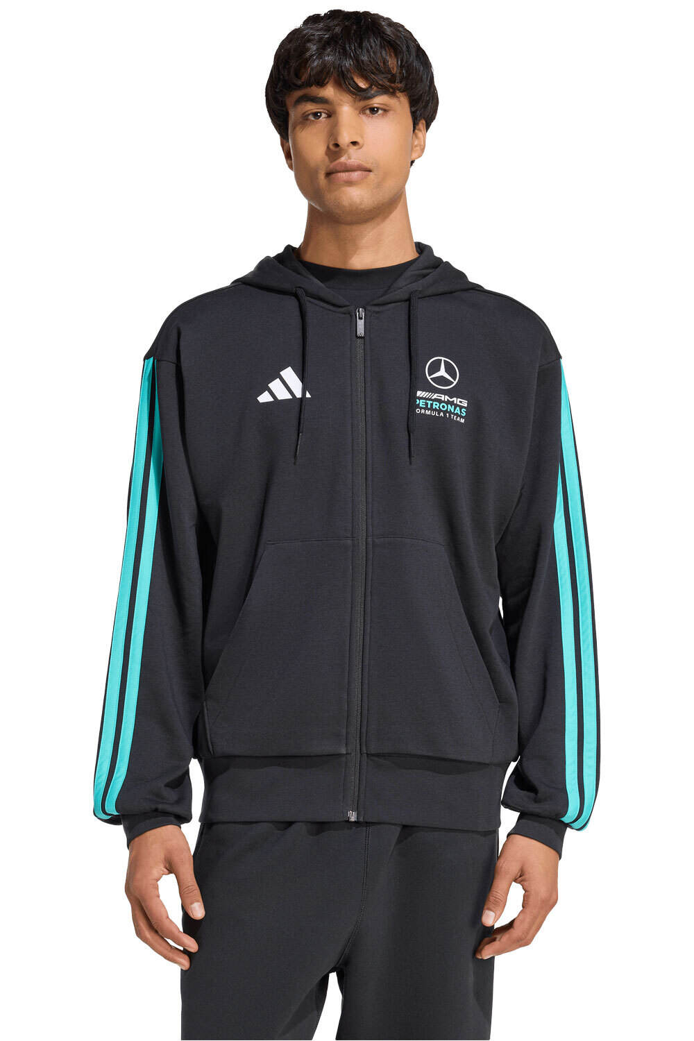 adidas sudadera hombre MER DNA FZ HD M vista frontal