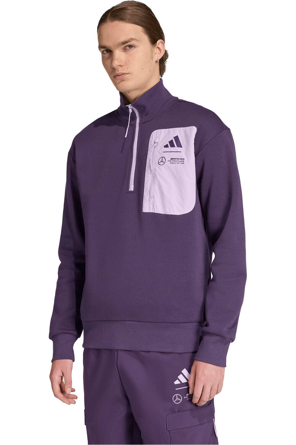 adidas sudadera hombre MERCEDES-AMG PETRONAS F1 vista frontal