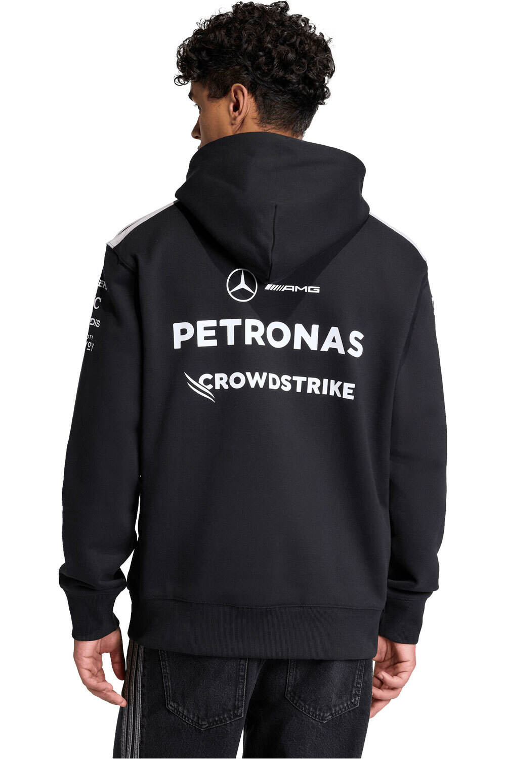 adidas sudadera hombre PILOTO MERCEDES-AMG PETRONAS F1 TEAM vista trasera
