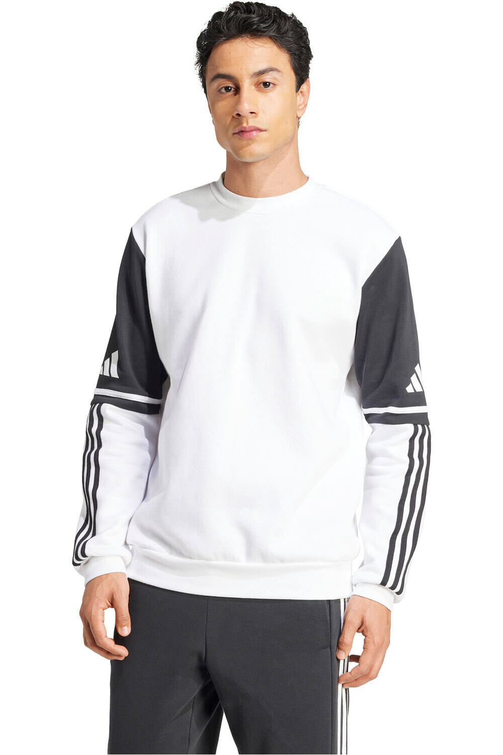 adidas sudadera hombre SQ25 SW CREW vista frontal