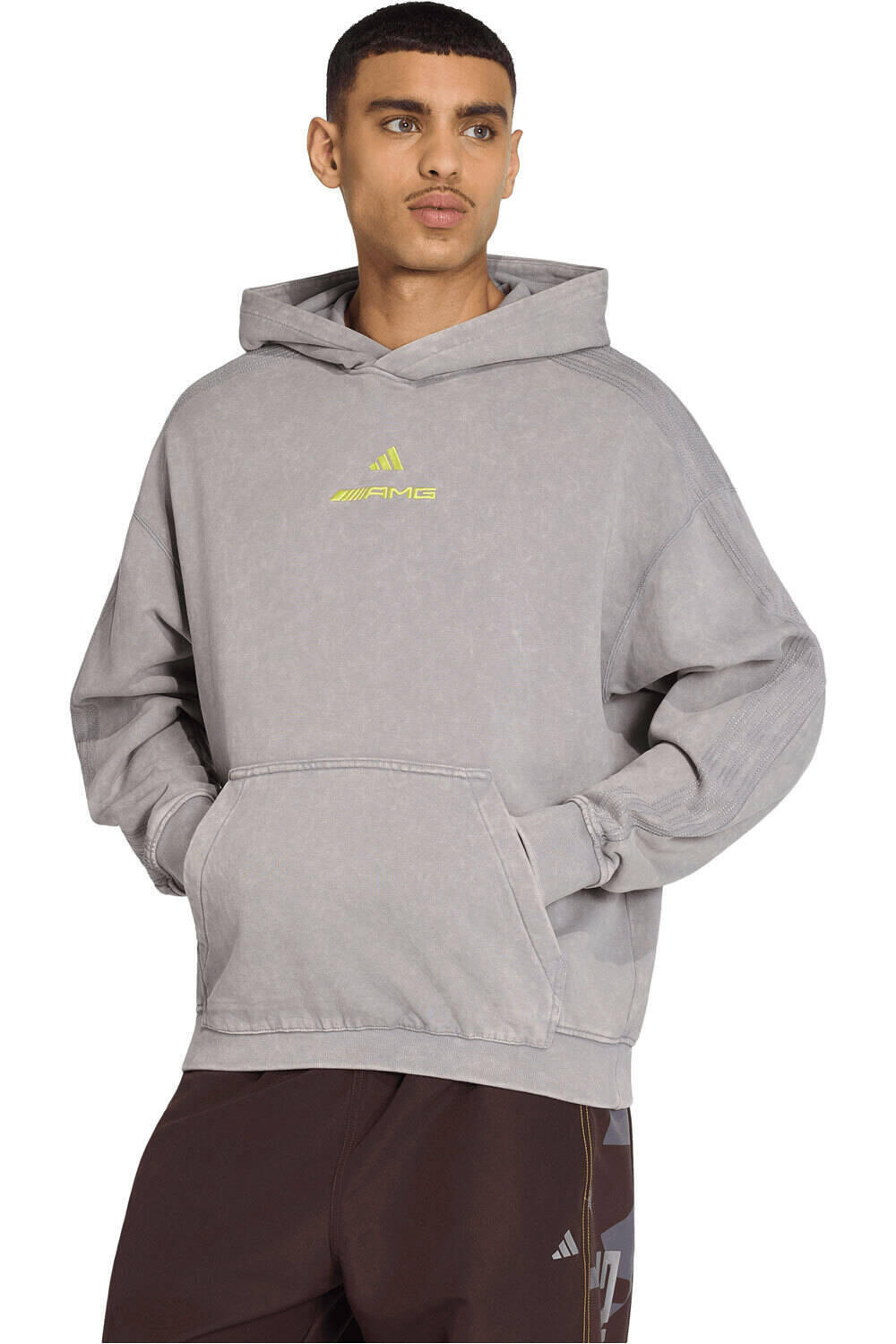 adidas sudadera hombre SUDADERA CON CAPUCHA AMG WASHED vista frontal