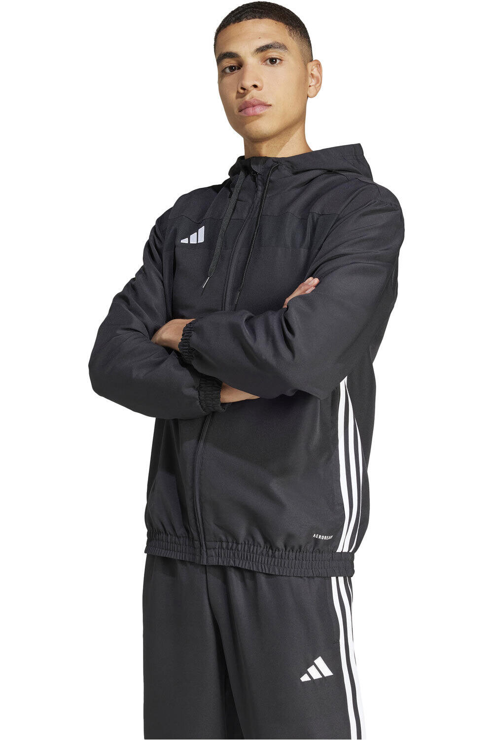 adidas sudadera hombre TIRO ES W HOOD vista frontal