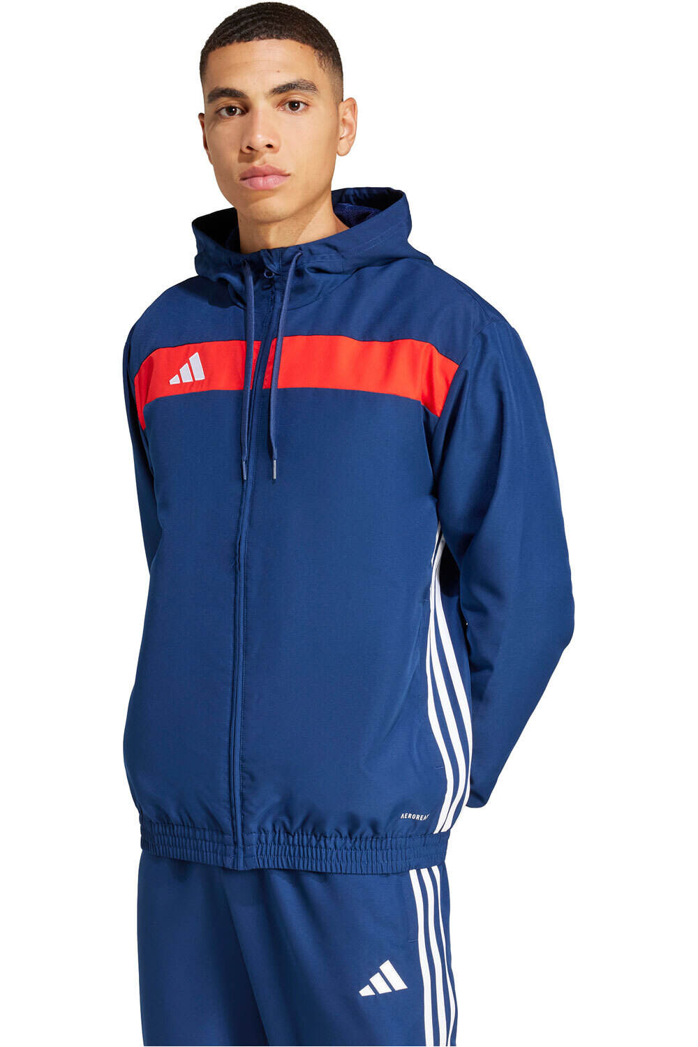 adidas sudadera hombre TIRO ES W HOOD vista frontal