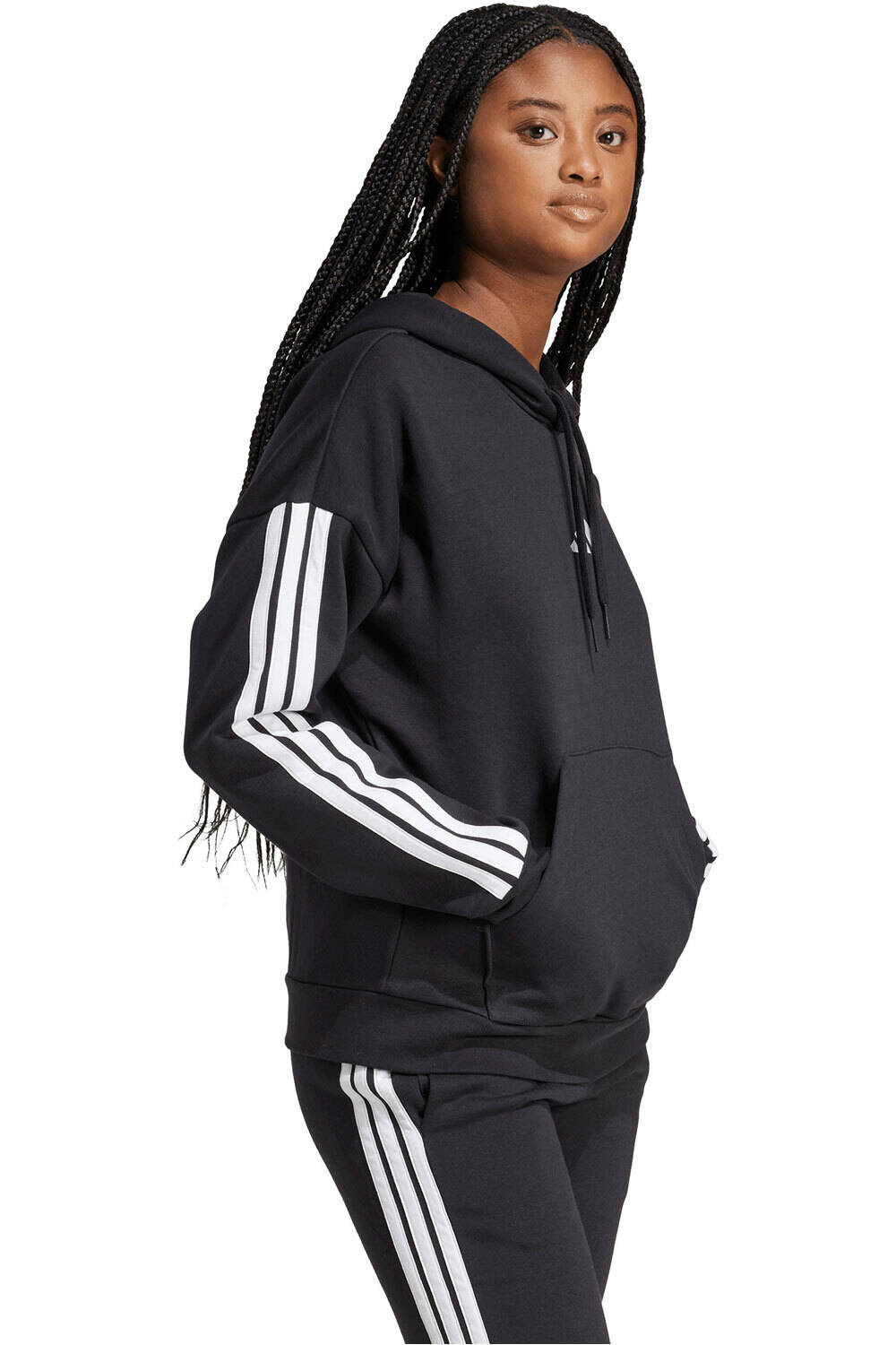 adidas sudadera mujer 3 BANDAS ESSENTIALS vista detalle