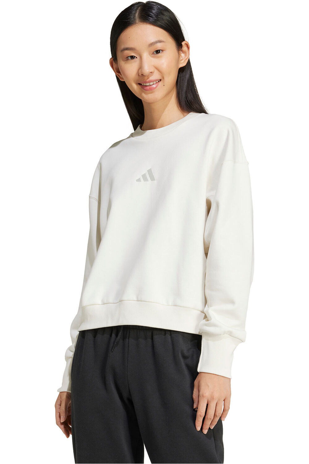 adidas sudadera mujer ALL SZN FLEECE vista frontal