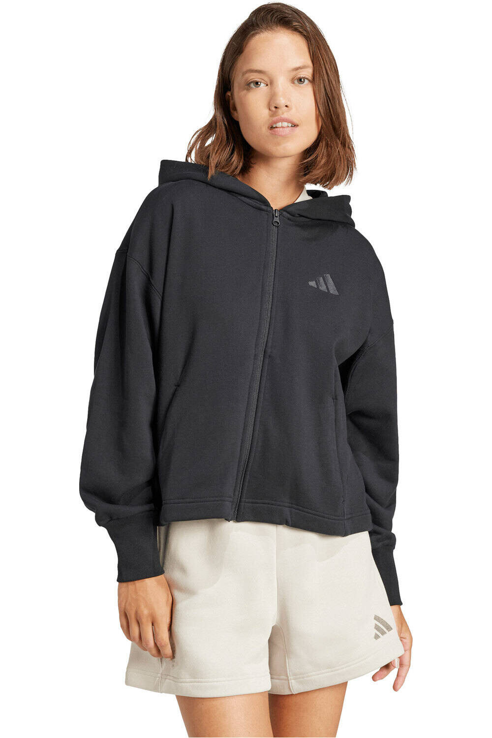 adidas sudadera mujer ALL SZN FRENCH TERRY LOOSE vista frontal