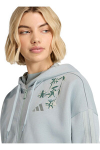 adidas sudadera mujer ESSENTIALS 3 STRIPES vista detalle