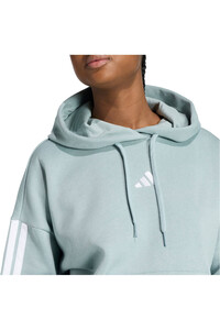 adidas sudadera mujer ESSENTIALS 3 STRIPES vista detalle