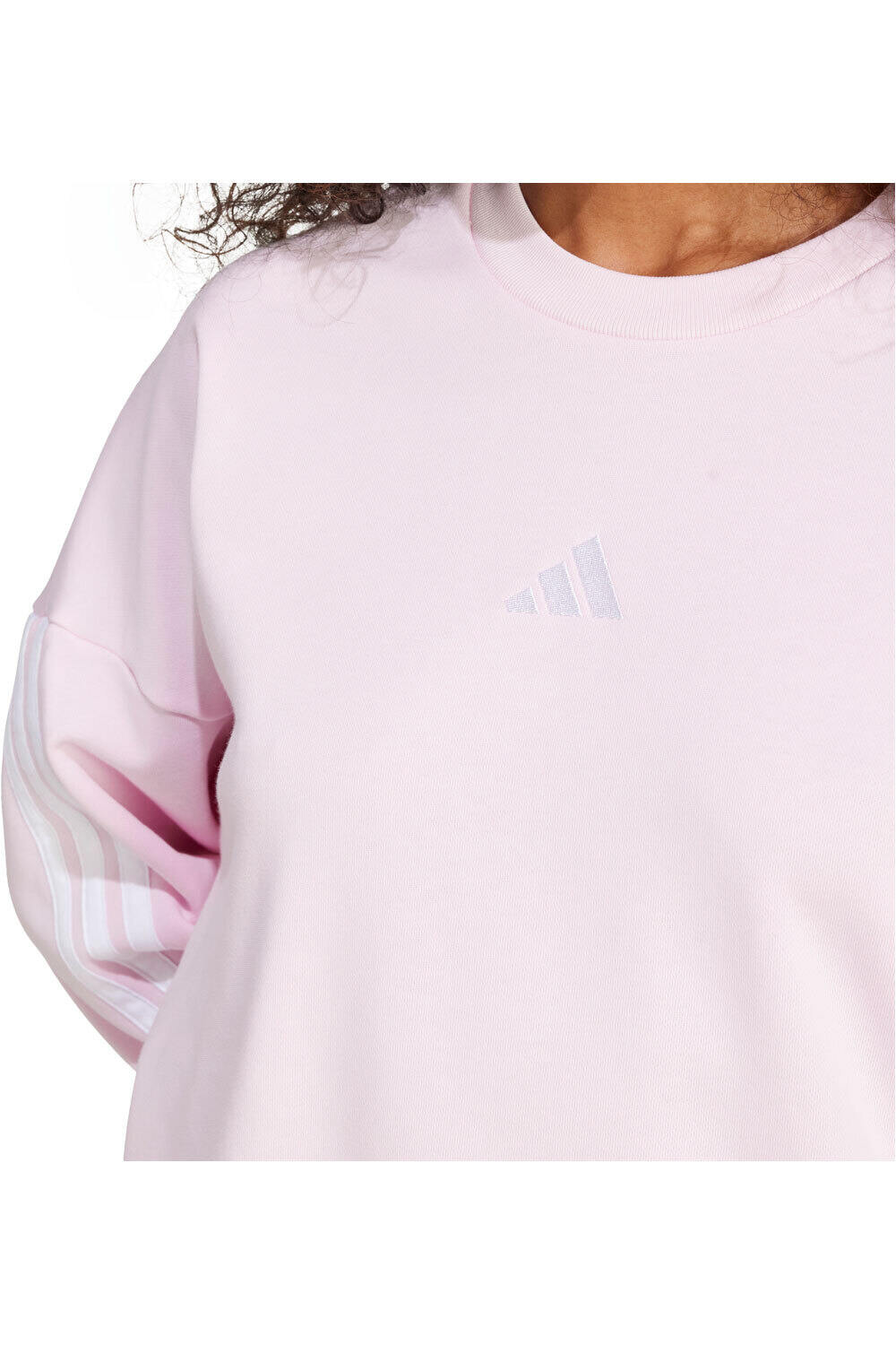 adidas sudadera mujer ESSENTIALS 3-STRIPES vista detalle