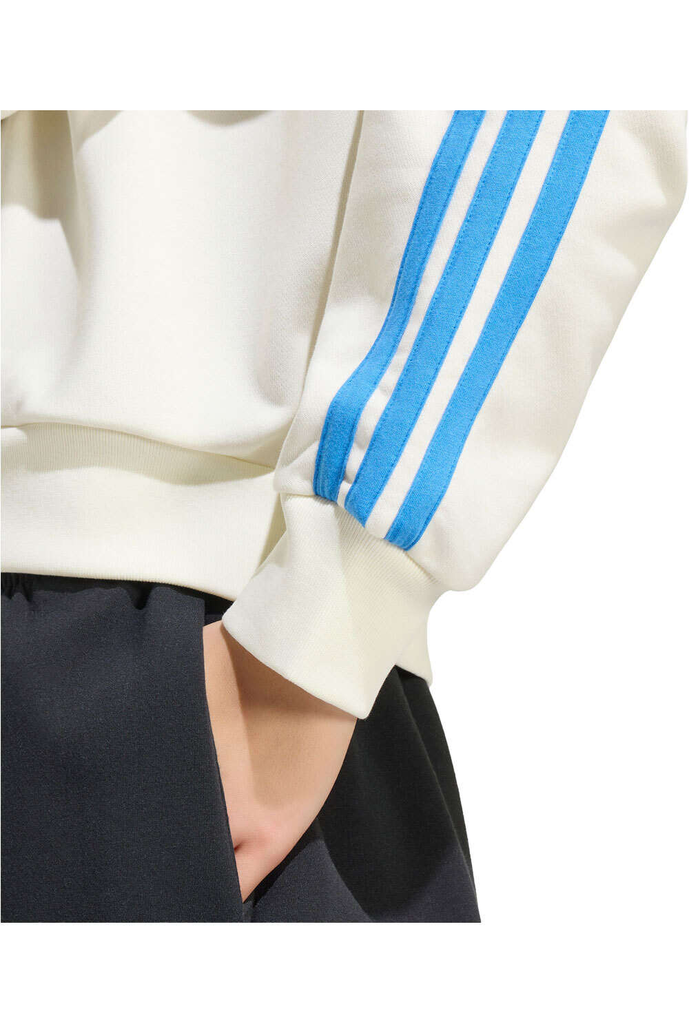 adidas sudadera mujer ESSENTIALS FRENCH TERRY 3 BANDAS 03