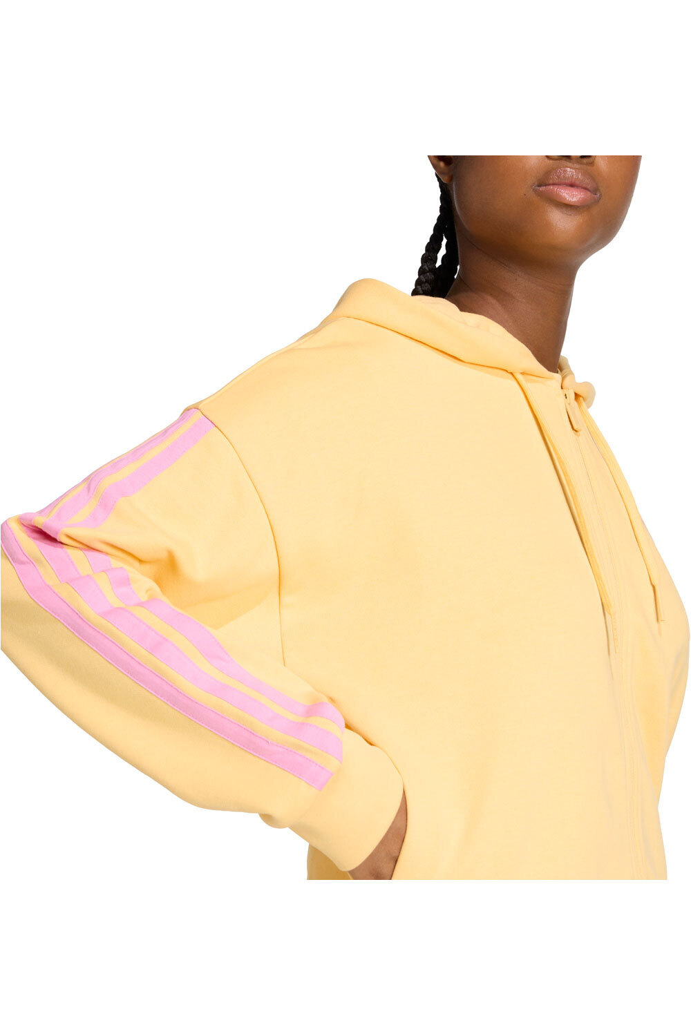 adidas sudadera mujer ESSENTIALS FRENCH TERRY 3 BANDAS 03